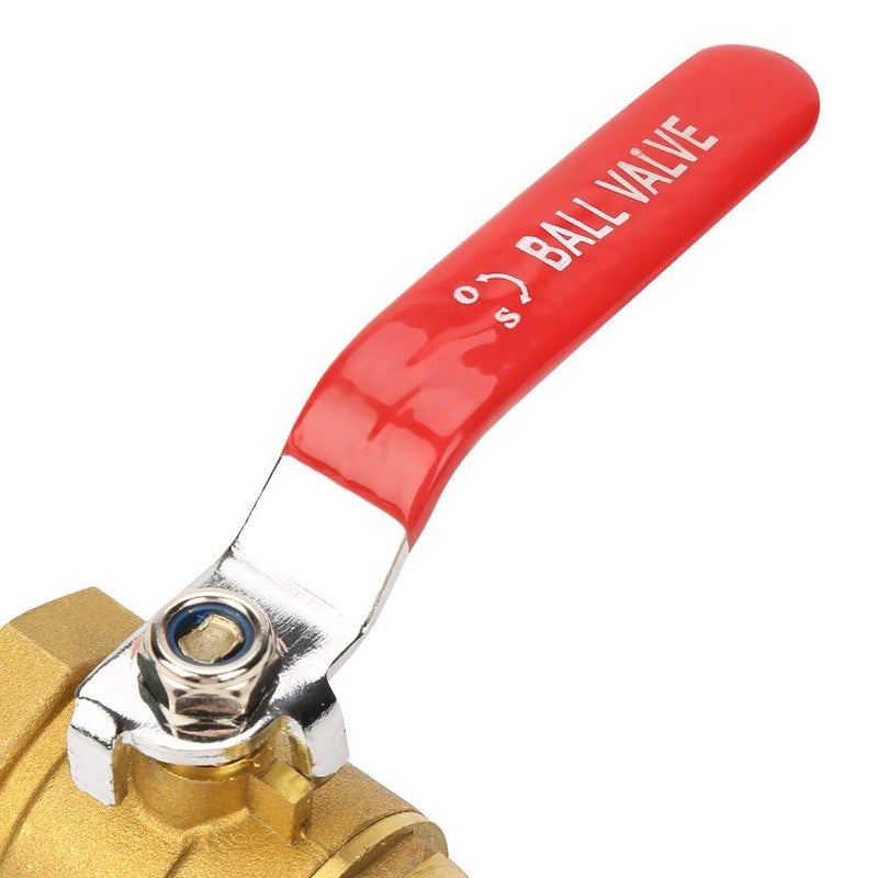 Hilitand Brass Ball Valve,1" DN25 Level Handle Brass Pipe Ball Valve Male and Female Thread - Image 3